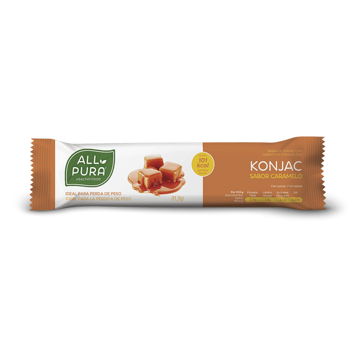 Barra de Cereais Konjac Caramelo