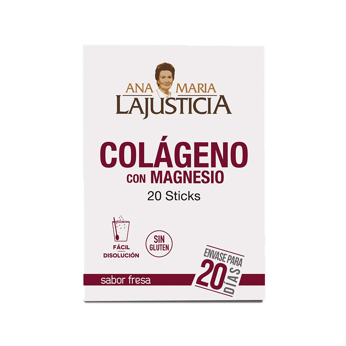 Colagénio com Magnésio, suplemento alimentar sem glúten