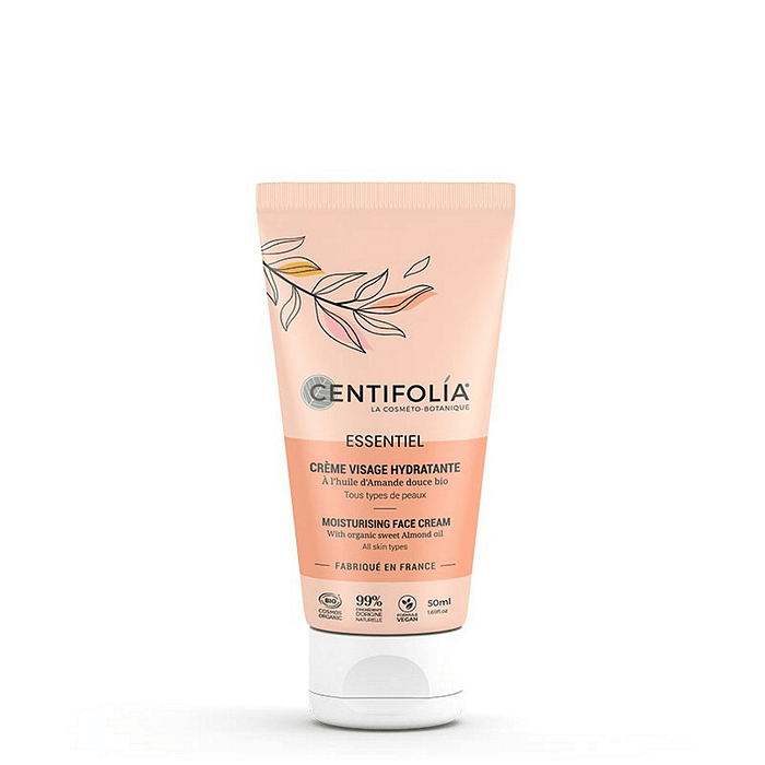 Creme Hidratante Rosto Essentiel, com ingredientes biológicos, cosmética vegan