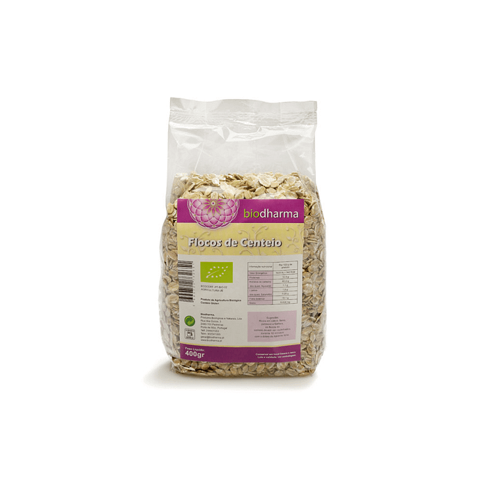 Flocos de Centeio, biológico, sem lactose, sem soja, vegan, vegetariano