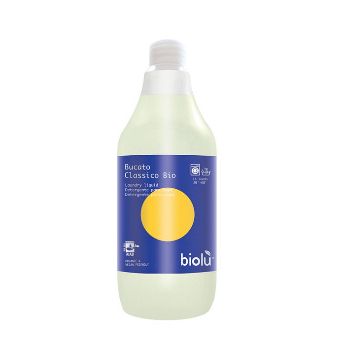 Detergente para Roupa Clássico com ingredientes biológicos
