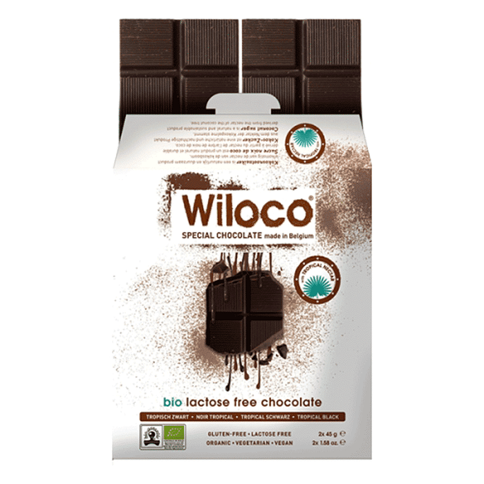 Tablete de Chocolate Preto Bio, sem glúten, sem lactose, vegan, vegetariano