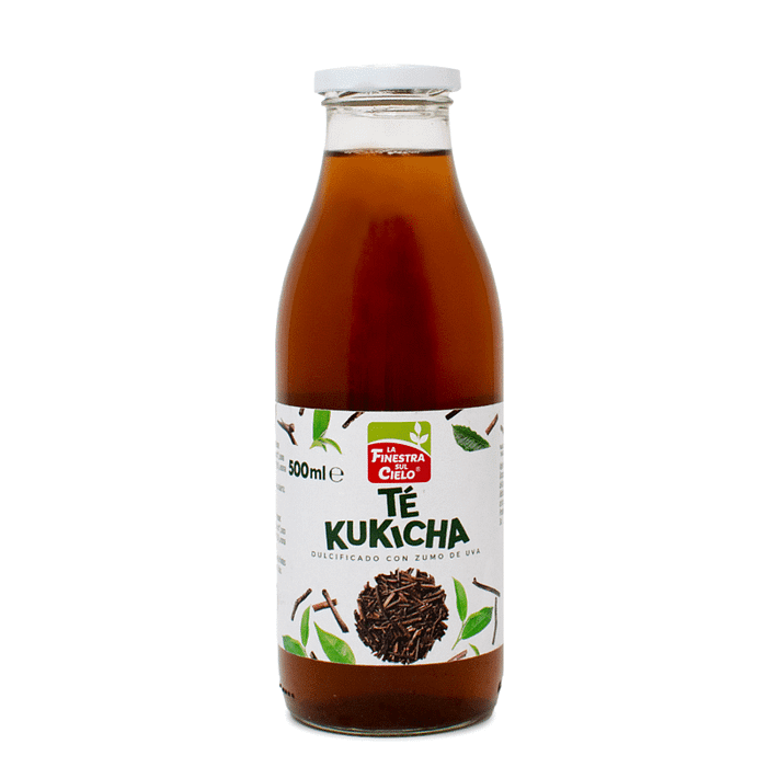 Chá Kukicha com ingredientes biológicos