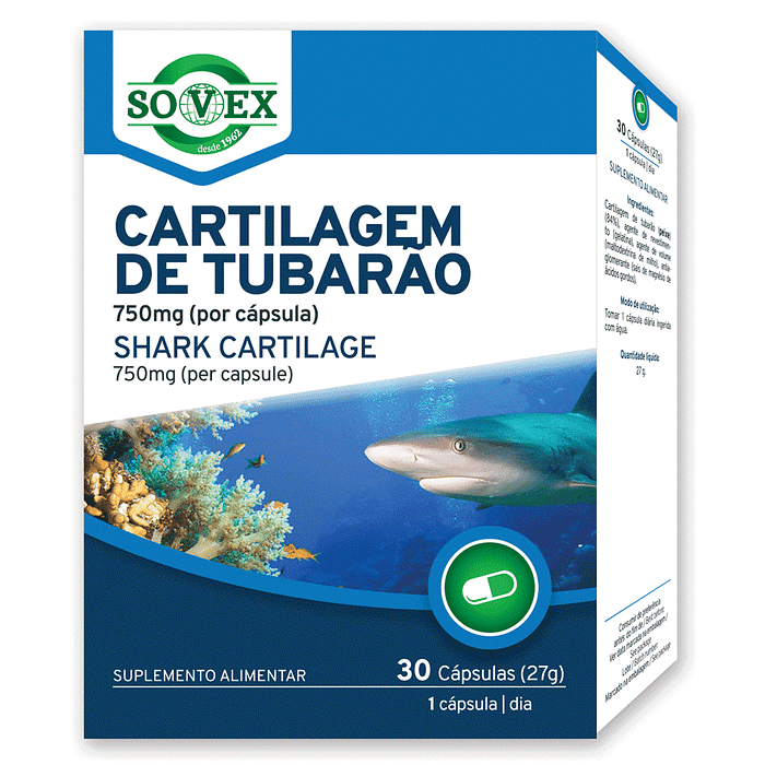 Cartilagem de Tubarão, suplemento alimentar