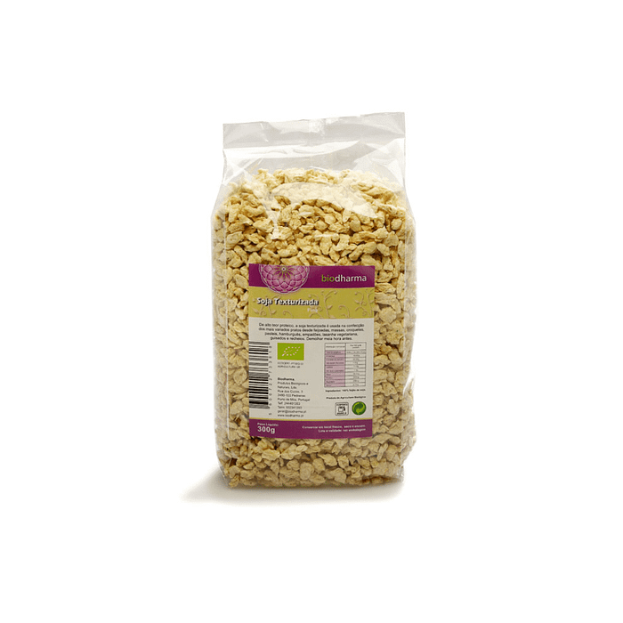 Soja Texturizada Fina, biológica, sem glúten, sem lactose, sem soja, vegan