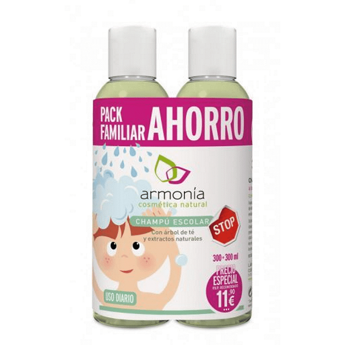 Champô Escolar Preventivo Pack, vegan