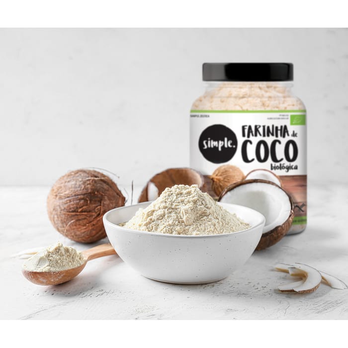 Farinha de Coco Bio 630gr Simple Zeltica 2