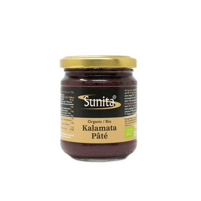 Paté de Azeitonas Kalamon, com ingredientes biológicos
