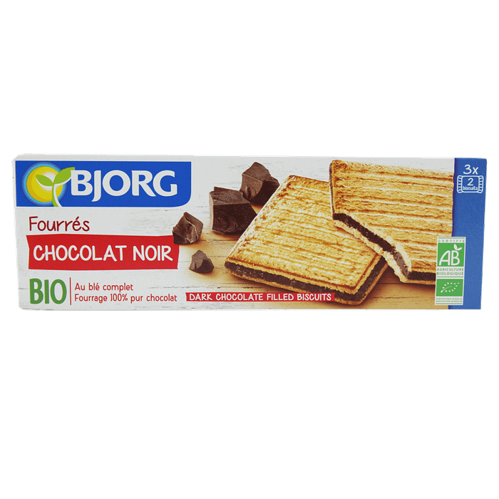 Biscoitos de Chocolate Preto, biológicos