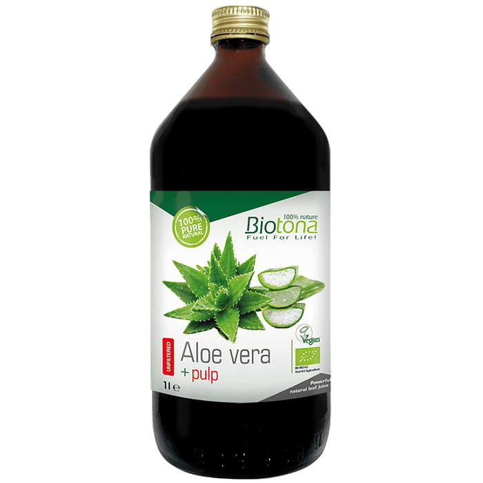 Sumo de Aloé Vera + Pulp, com ingredientes biológicos, vegan