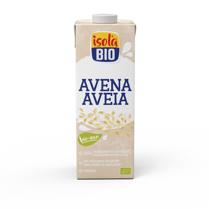 Bebida de Aveia, biológica, sem glúten