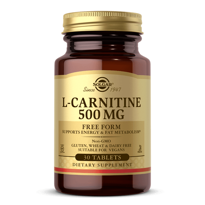 L-CARNITINA 500 MG Suplemento Solgar