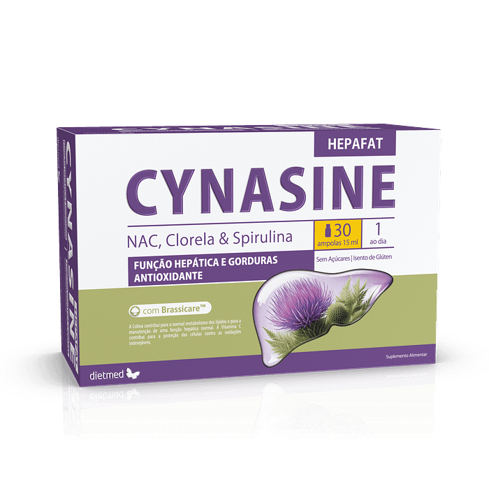 Cynasine Hepafat 30 ampolas x 15ml Dietmed