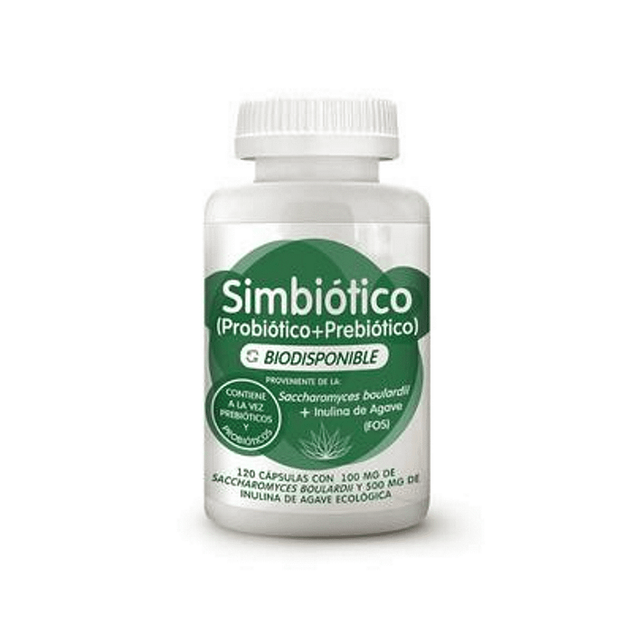Simbiótico (Prebiótico+Probiótico), suplemento alimentar sem glúten e sem lactose