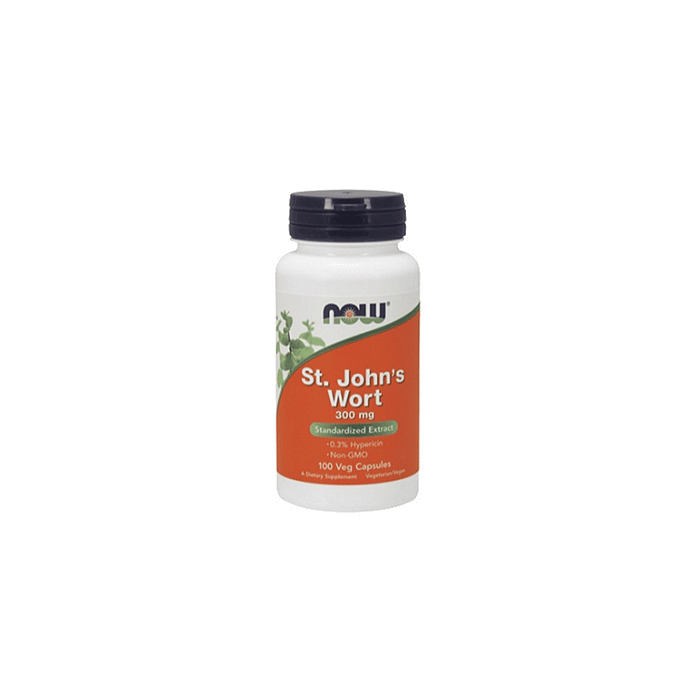 Erva de Sao Joao St Johns Wort 300mg 100Vegcaps Now