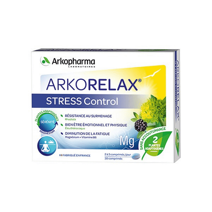 Arkorelax Stress Control, suplemento alimentar para o sistema nervoso
