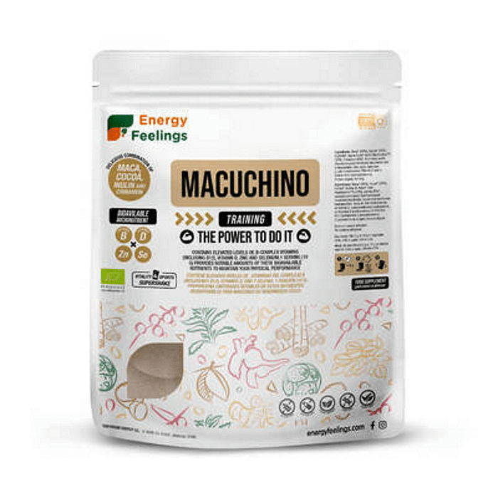 Macuchino Training 2.0, biológico, vegan, sem glúten