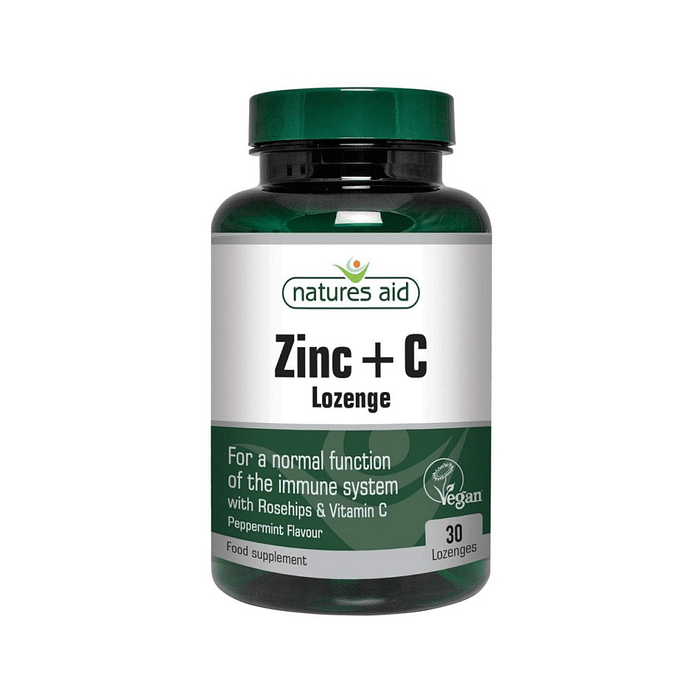 Zinco + Vitamina C + Roseira Brava, suplemento alimentar vegan