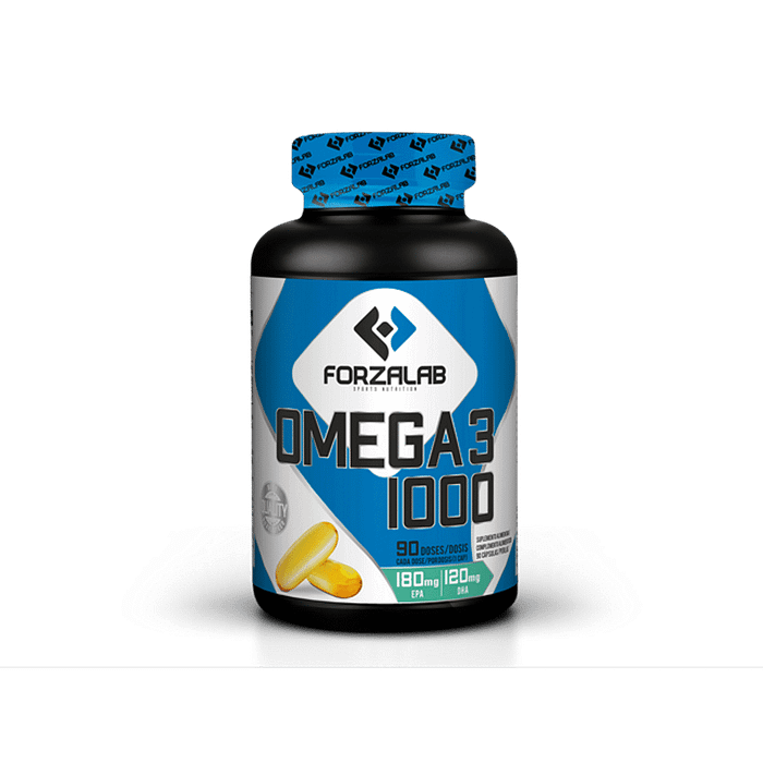 Omega 3 1000, suplemento alimentar sem açúcar, sem glúten, sem lactose, sem soja