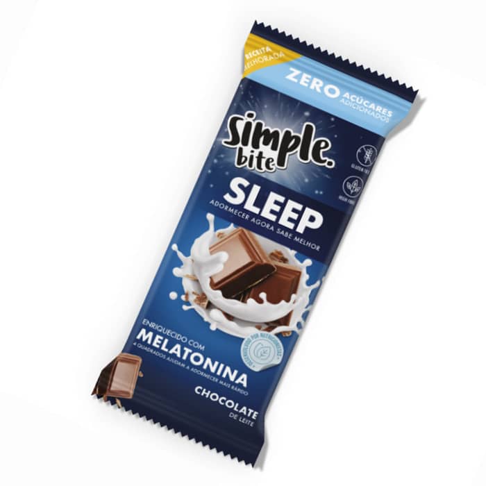 Chocolate de leite SLEEP 100g Simple Bite