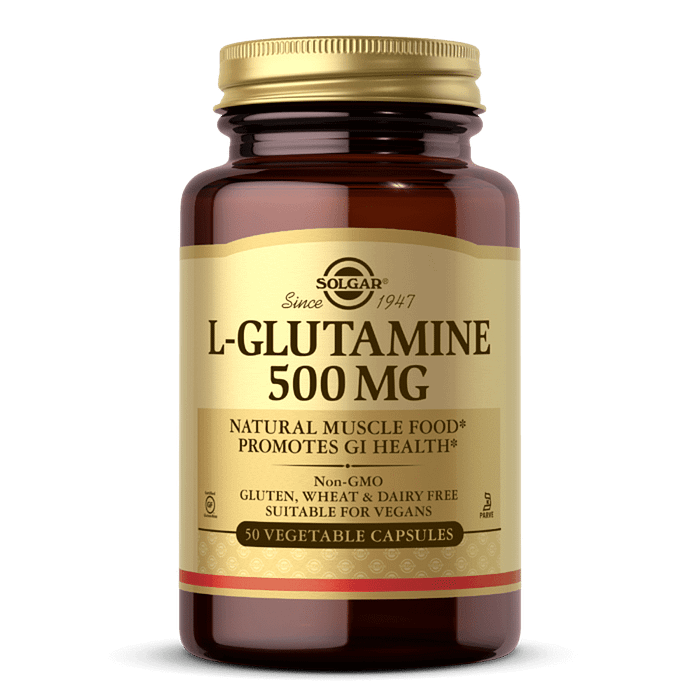 L-GLUTAMINA 500 MG Suplemento Solgar