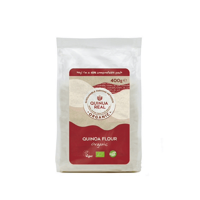 Farinha de Quinoa Real sem glúten e com ingredientes biológicos