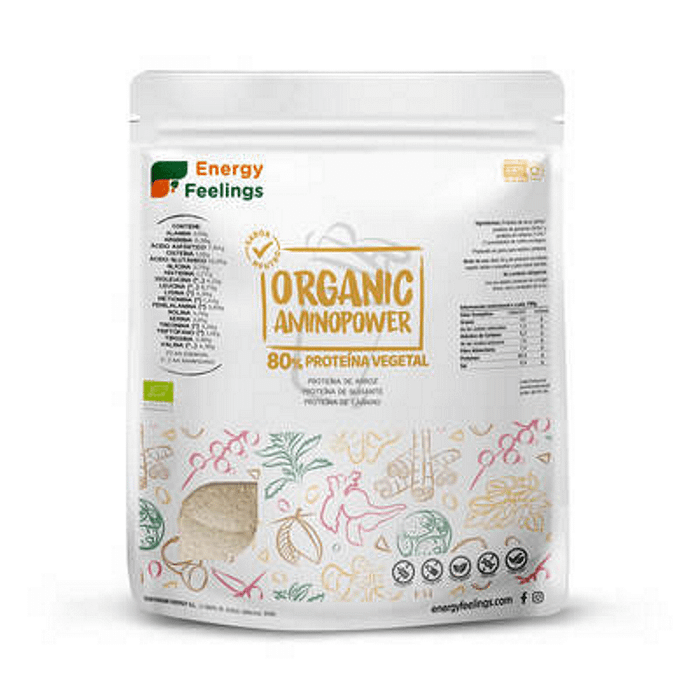 Organic Aminopower Neutro, vegan, biológico, sem glúten
