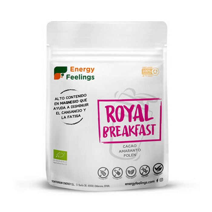 Royal Breakfast, biológico, sem glúten, vegan