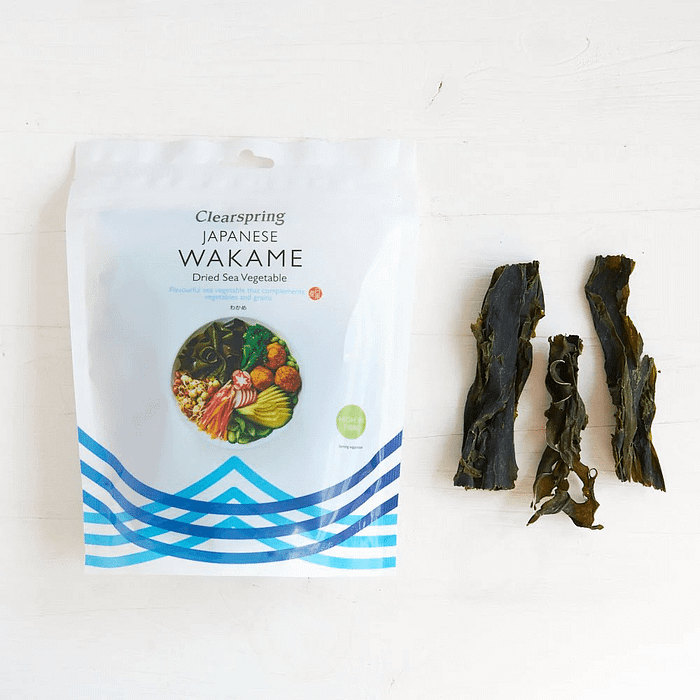 Alga Marinha Wakame, sabor suave e agradável