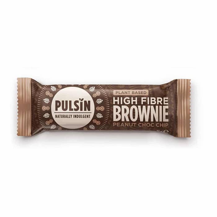 Barra de Brownie com Amendoim e Pepitas, sem glúten, sem lactose, sem soja, vegan