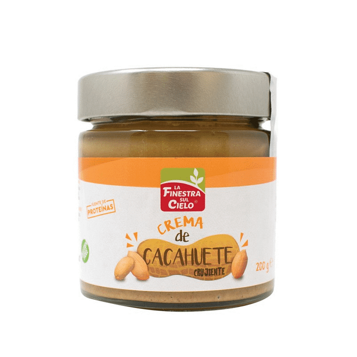Manteiga de Amendoim Crocante de origem biológica