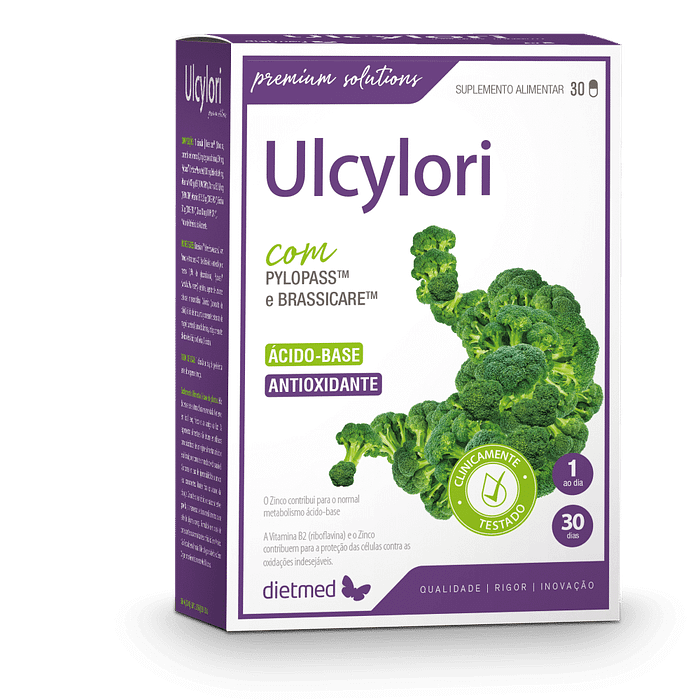 Ulcylori, suplemento alimentar sem glúten