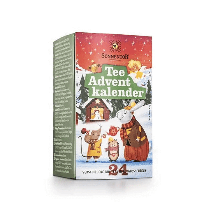 Infusão Calendário Advento, com ingredientes biológicos