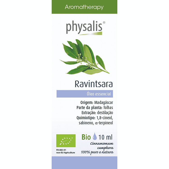 Óleo Essencial Ravintsara, com ingredientes biológicos