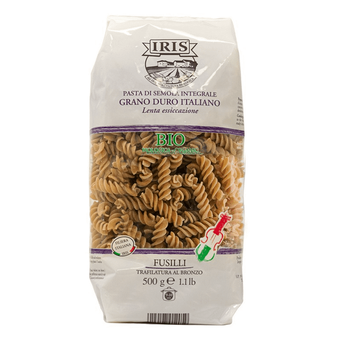 Fusilli de Trigo Integral Duro de agricultura biológica