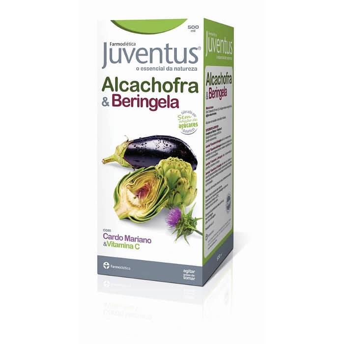 Alcachofra e Beringela, suplemento alimentar sem açúcar