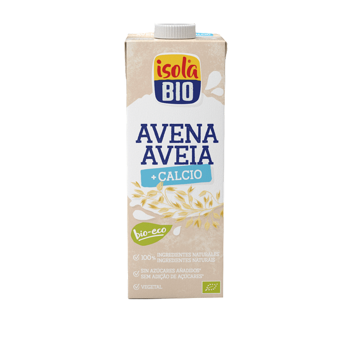 Bebida de Aveia com Cálcio Premium, biológico, sem açúcar sem glúten