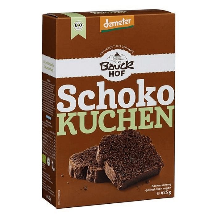 Preparado para Bolo de Chocolate, com ingredientes biológicos, vegan