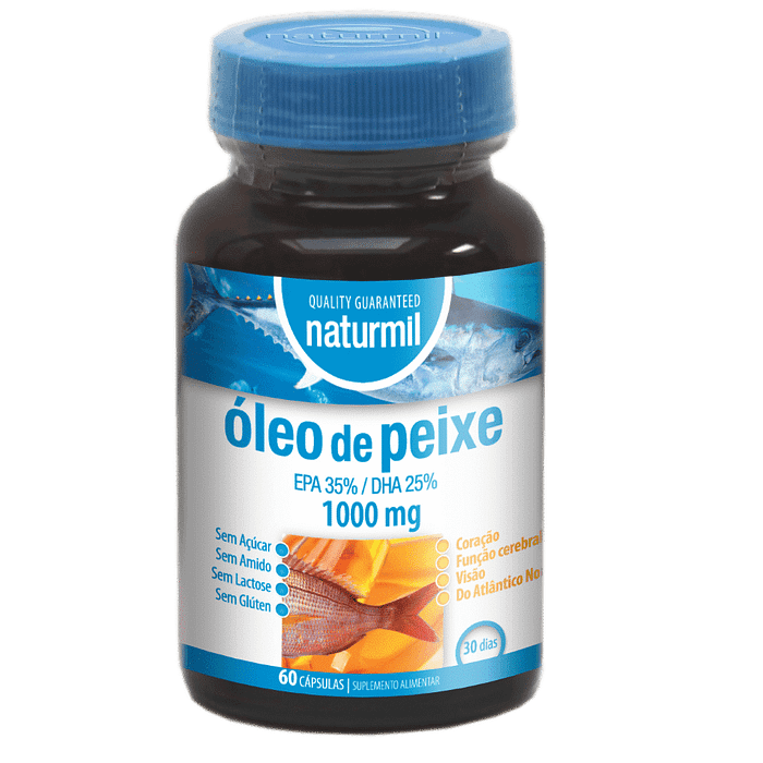 Óleo de Peixe, suplemento alimentar sem glúten, sem lactose