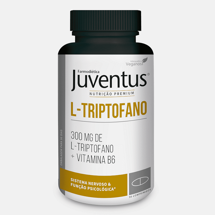 L-Triptofano + Vitamina B6, suplemento alimentar vegan