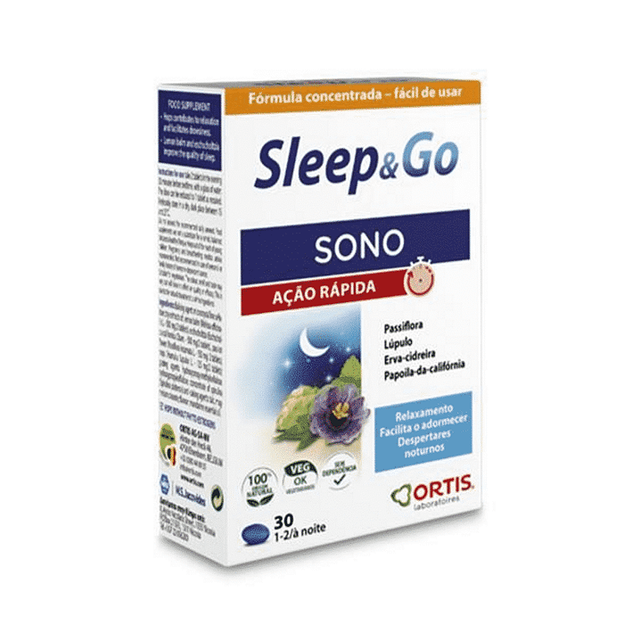 Sleep and Go, suplemento alimentar vegetariano