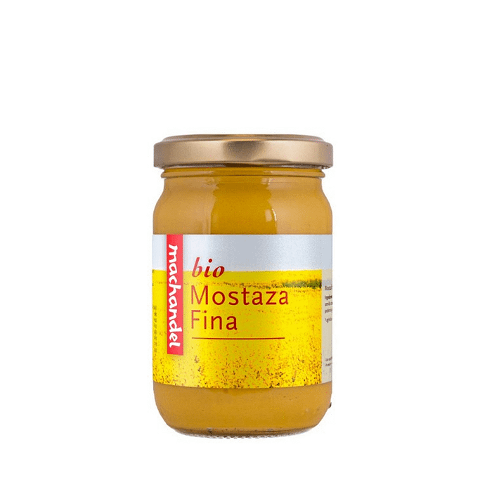 Mostarda Fina, com ingredientes biológicos