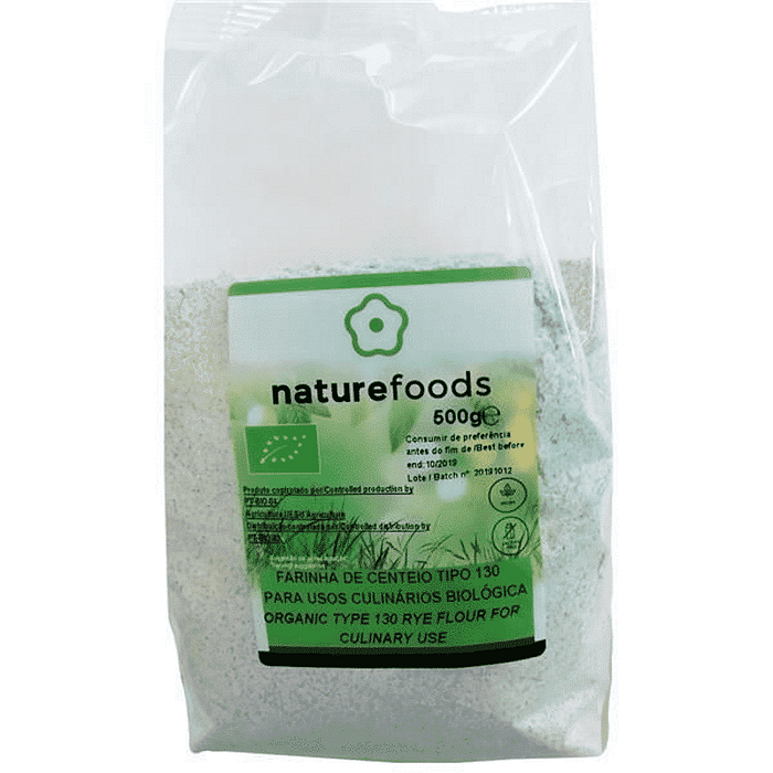 Farinha de Centeio T130, biológico, sem lactose, vegan