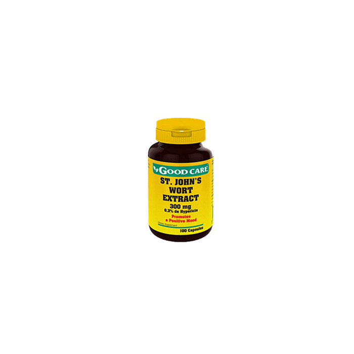 St. John's Wort Extract, suplemento alimentar sem açúcar, sem glúten, sem lactose