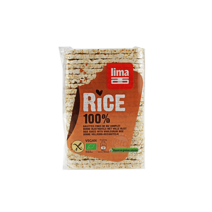 Galetes Finas de Arroz Integral, biológico