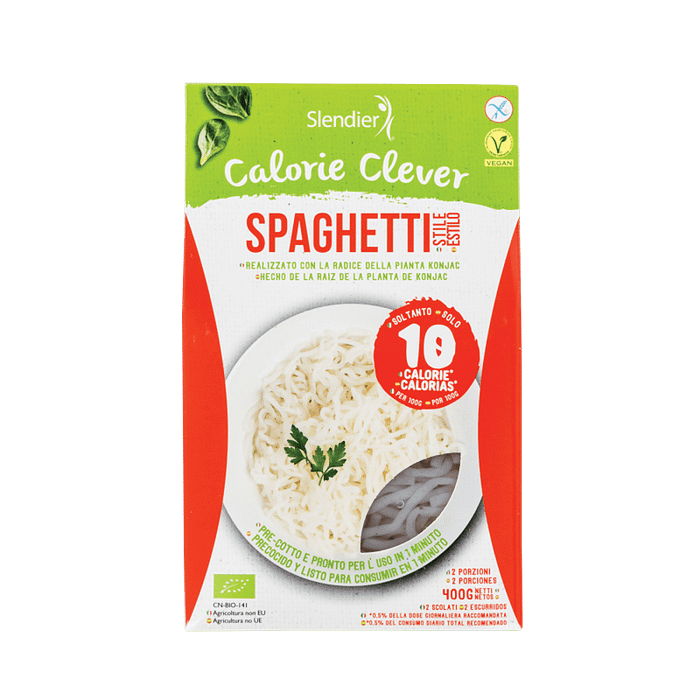 Pasta Konjac Esparguete, de agricultura biológica, sem glúten e adequada a vegans