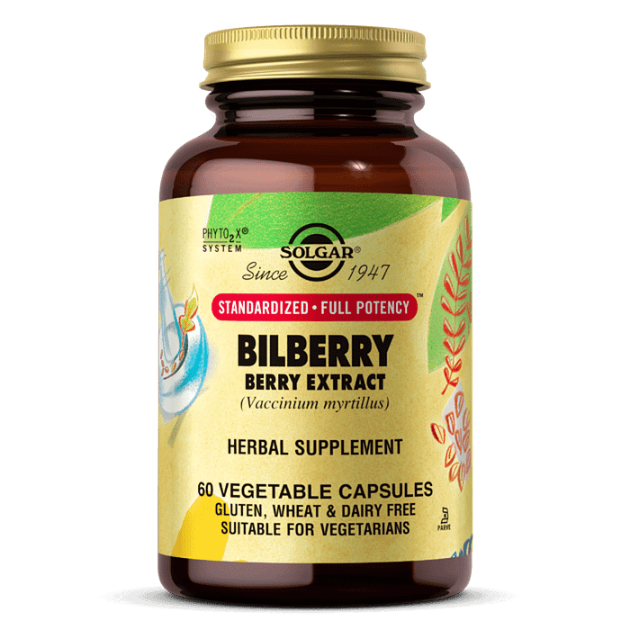 Suplemento solgar SFP BILBERRY BERRY