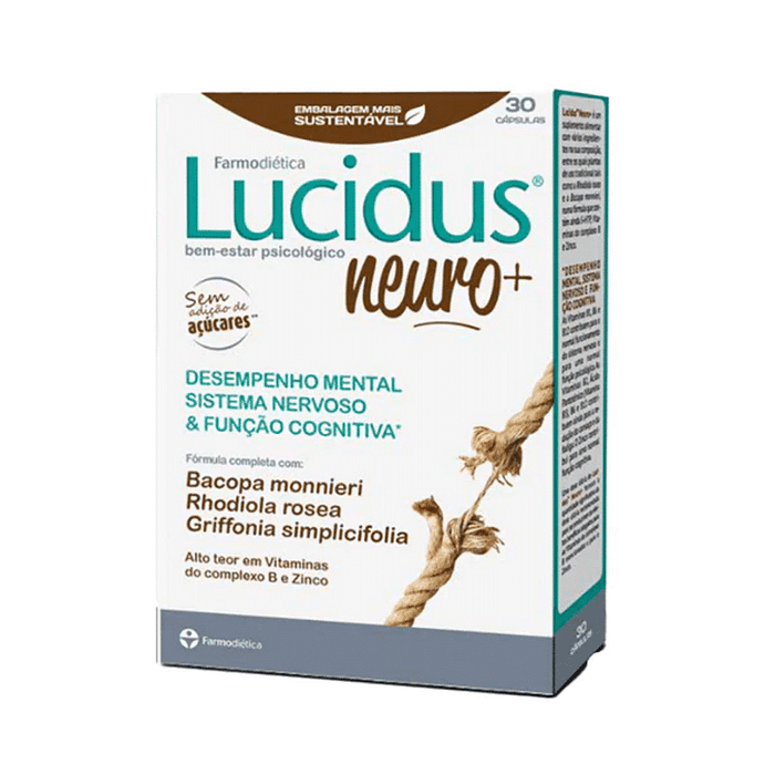 Lucidus Neuro+ cápsulas, suplemento alimentar