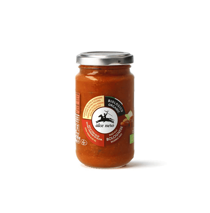 Molho Orgânico à Bolonhesa, com ingredientes biológicos