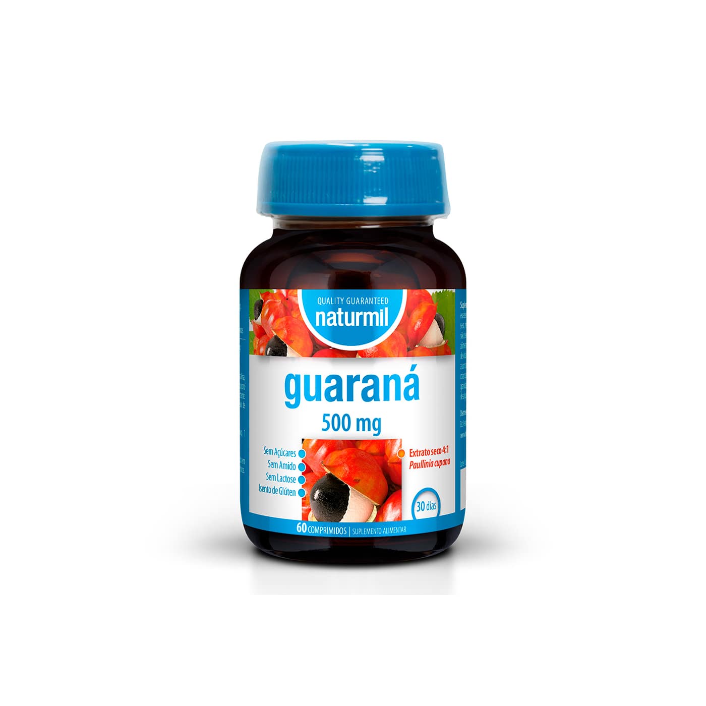 Guaraná 500 mg Suplemento Alimentar Naturmil Energia Guaraná 500 mg Suplemento Alimentar Naturmil Energia